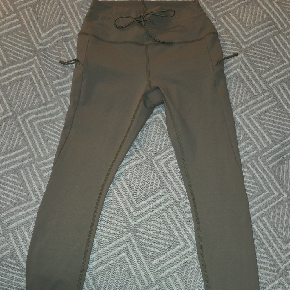 Avalanche Olive Green Leggings